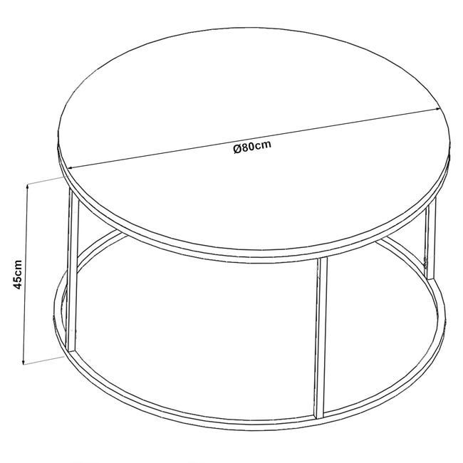 Tavolino rotondo da salotto con tavolino da caffè, Tavolo Tavolino Basso Nesting piccolo rotondo per salotto arredamento moderno mobili per casa e ufficio accenti impilabili Tavolino rotondo da salotto con tavolino da caffè, Tavolo Tavolino Basso Nesting piccolo rotondo per salotto arredamento moderno mobili per casa e ufficio accenti impilabili