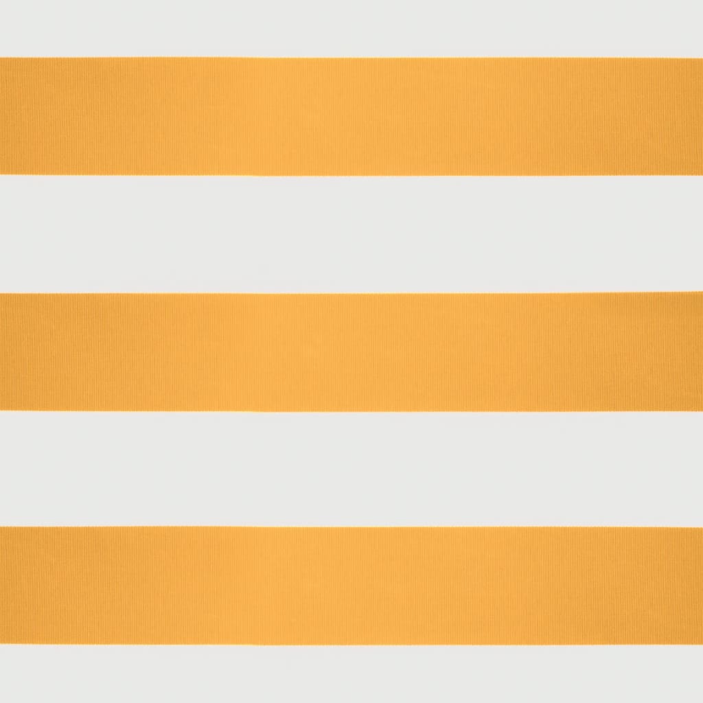 Toldo retráctil aluminio y tela amarillo y blanco 4,5x3 m vidaXL - 8