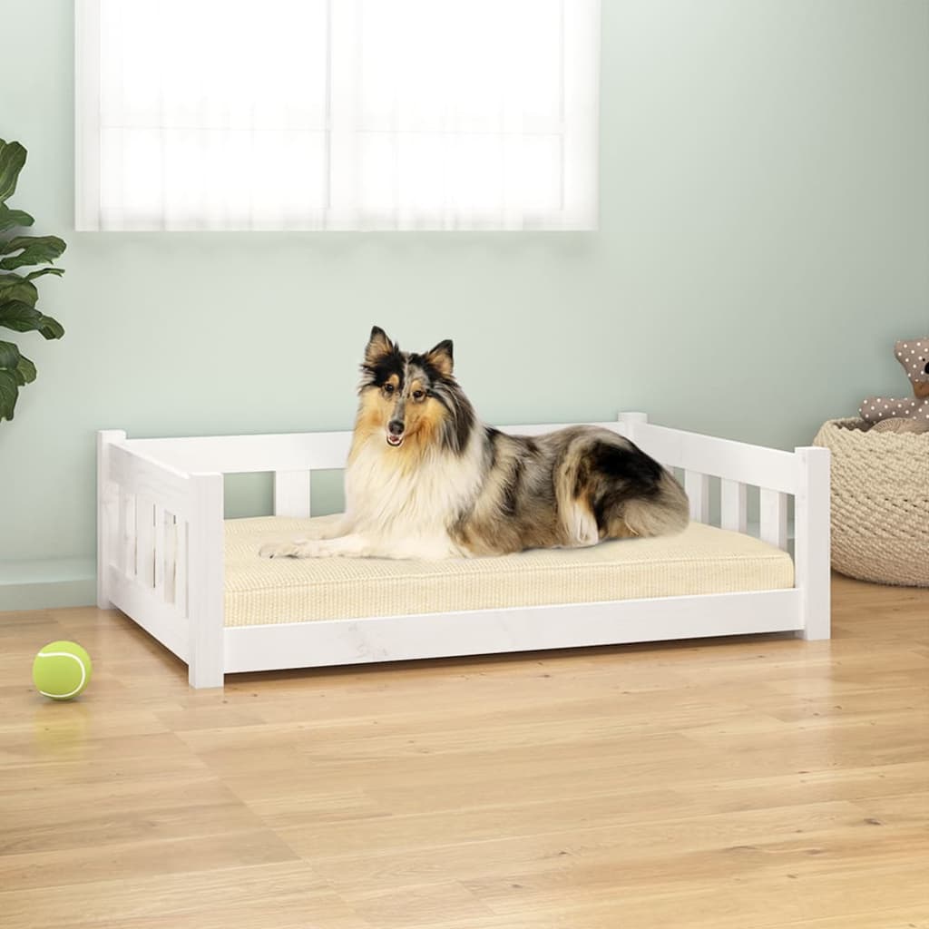 Cama Americano Para Cães Pequenos - Estrutura Em Pinus 90cm | Cama Pet Estilo Móvel Cor Cerejeira