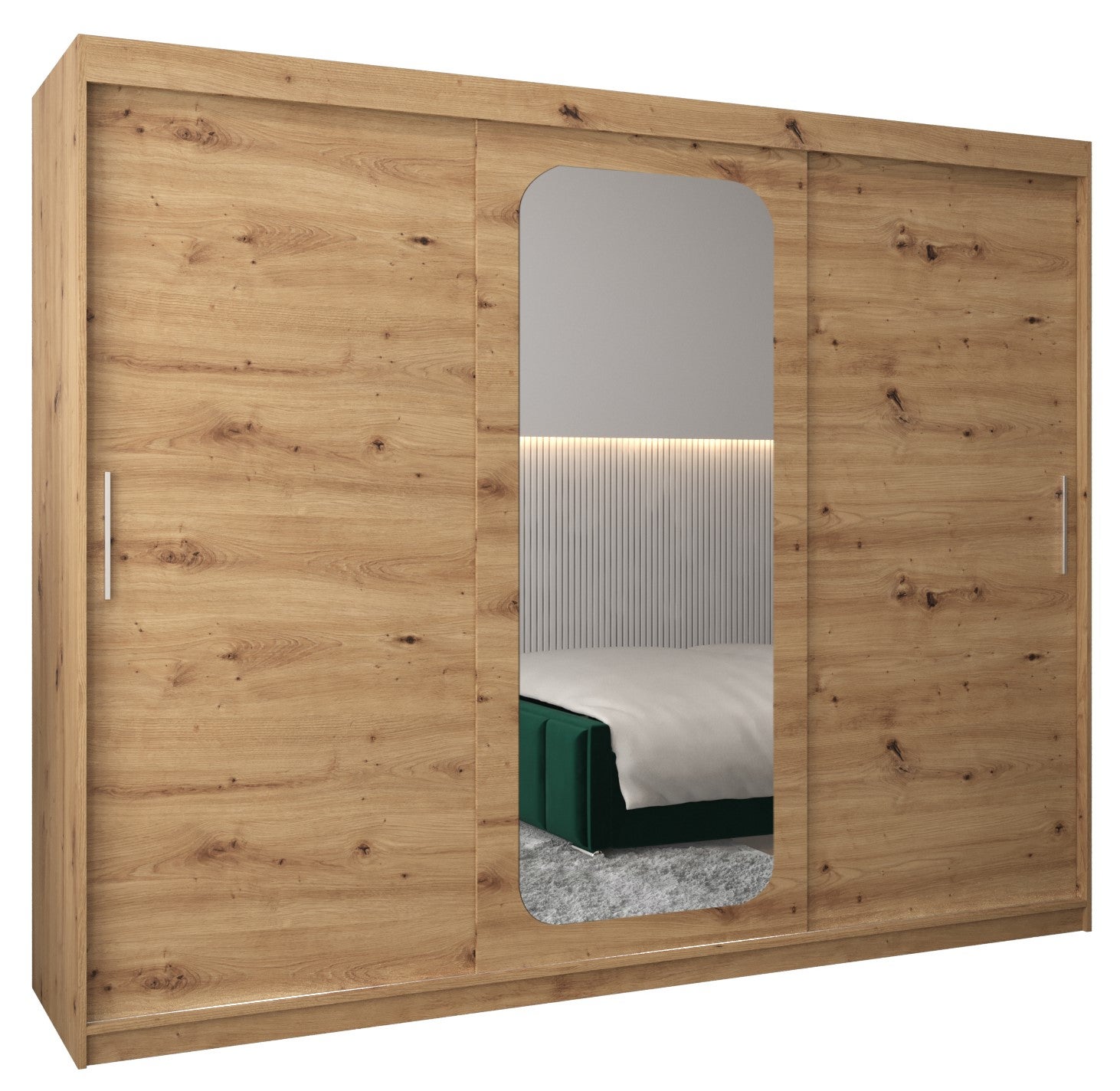 Szafa przesuwna garderoba PROMO T2 250 x 62 x 200 cm Artisan - Abiks Meble