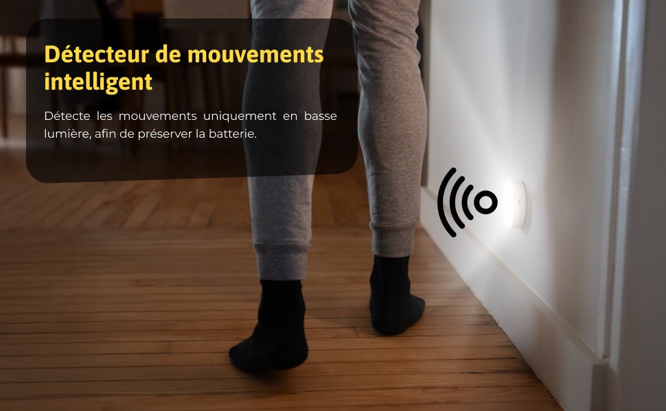 Barre LED - Extra plate - Sans fil - Détecteur de mouvement - 6