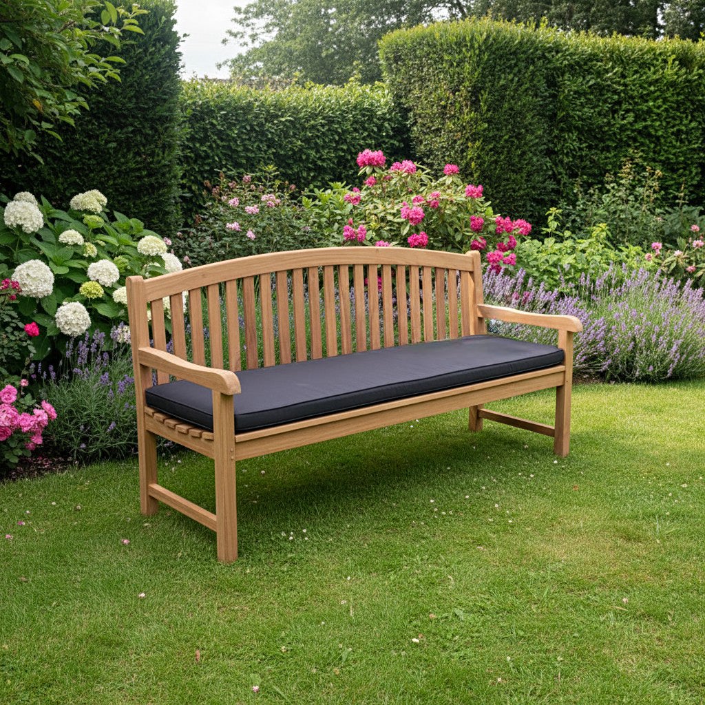 Banc en teck massif Cambridge 180 cm - 3