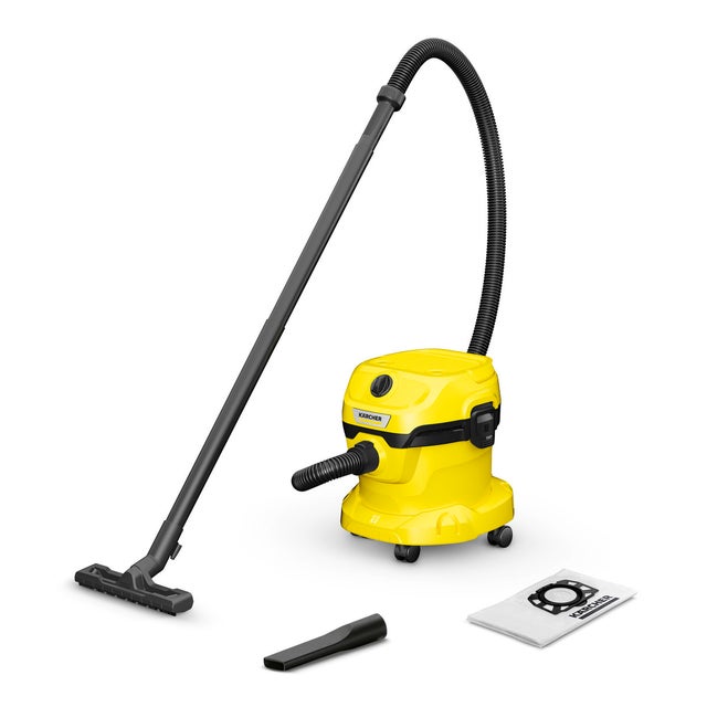 Aspirateur de chantier eau et poussières Karcher WD 2 Plus V-12 4 18, 1000 W, 12 l