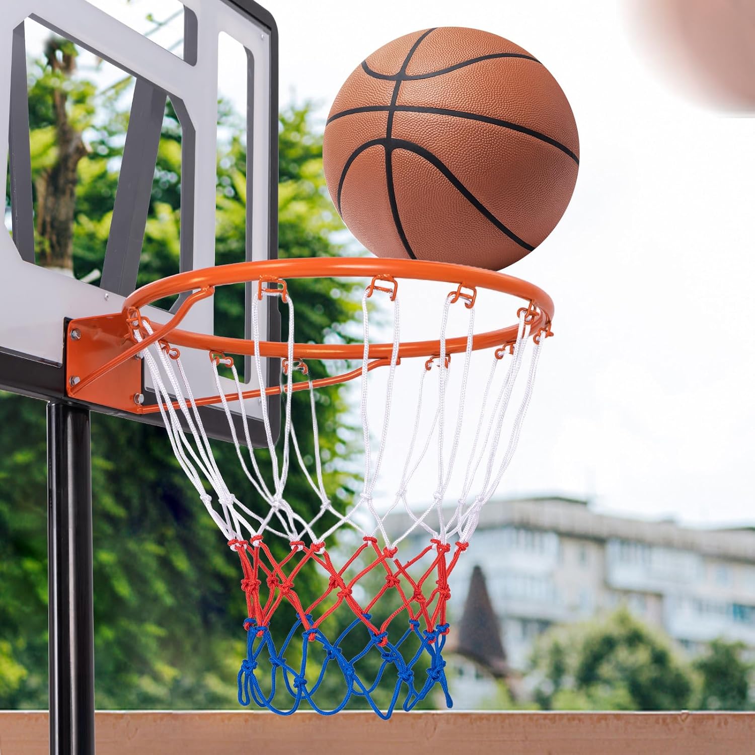 Panier de Basket, Anneau Suspendu de Basket Remplacement avec