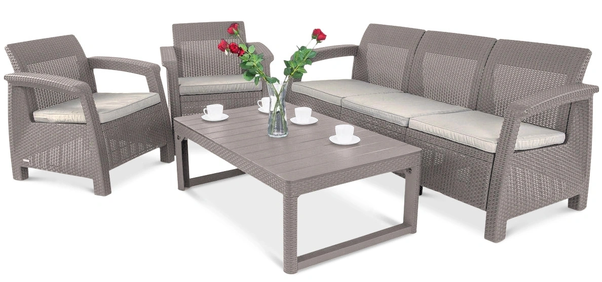 Zestaw ogrodowy CORFU MAX 3 Cappuccino 1 szt