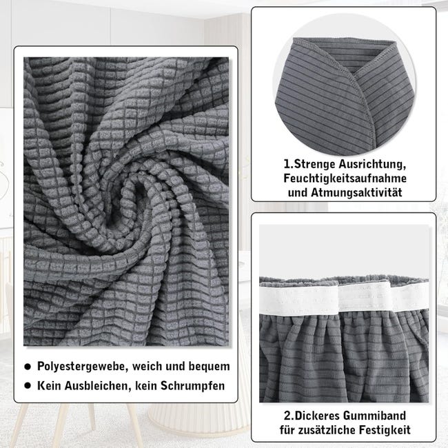Coprisedia elasticizzati rossi con braccioli, 6 pezzi, per poltrona girevole, protezione per ufficio, soggiorno e camera da letto Coprisedia elasticizzati rossi con braccioli, 6 pezzi, per poltrona girevole, protezione per ufficio, soggiorno e camera da letto