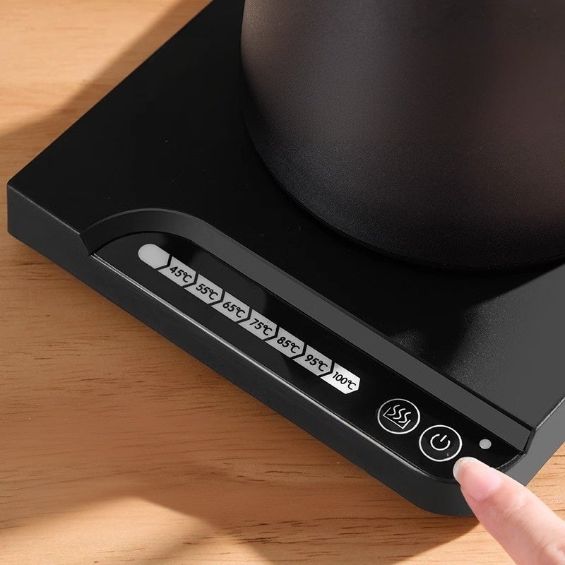 Hervidor de Temperatura Controlada, Cafetera Manual e Inteligente, Tetera de Cuello Delgado, 1000 Litros, negro - 5