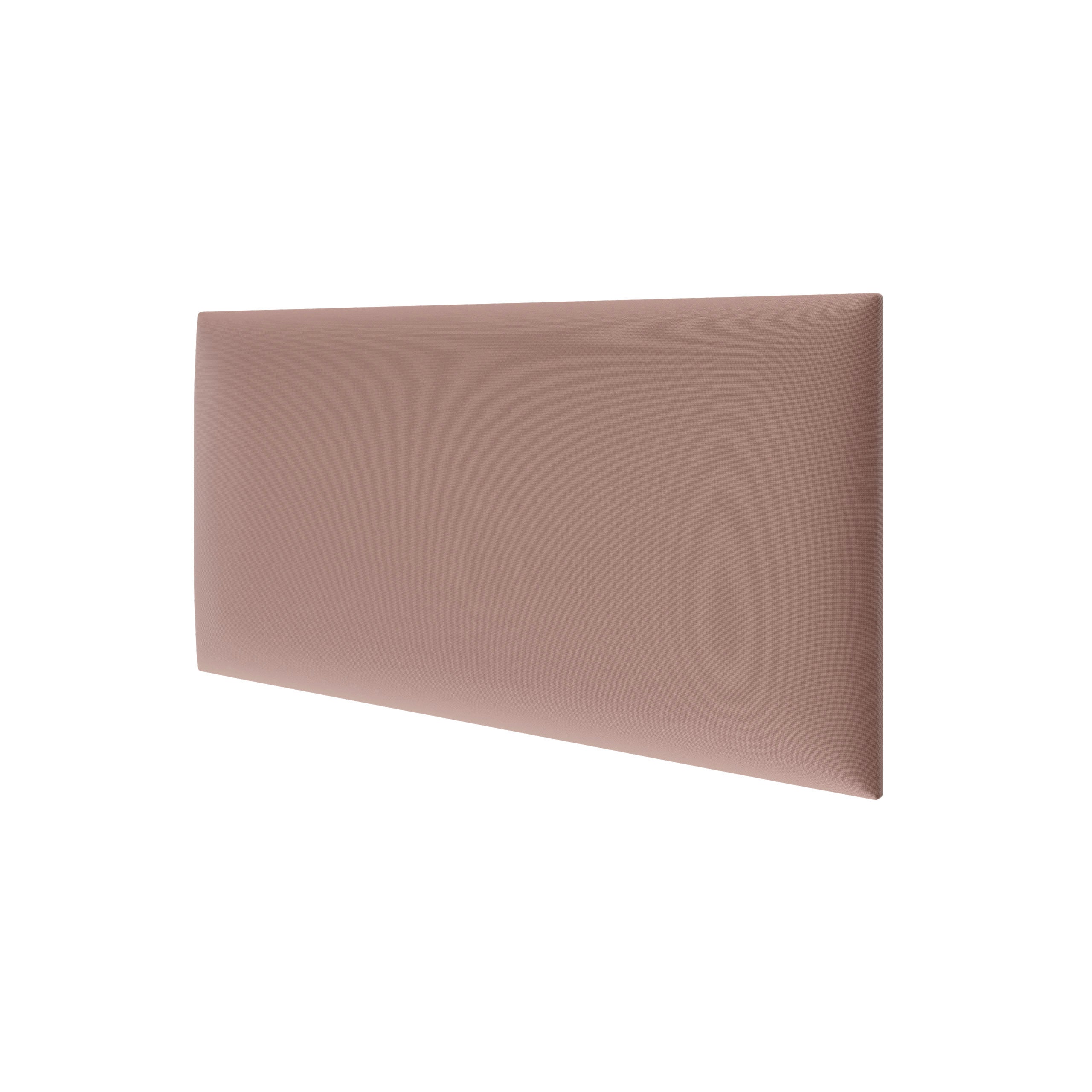 Panel tapicerowany ścienny Stegu wezgłowie 60x30 cm Różowy welur - akustyczny, dekoracyjny 1 szt.