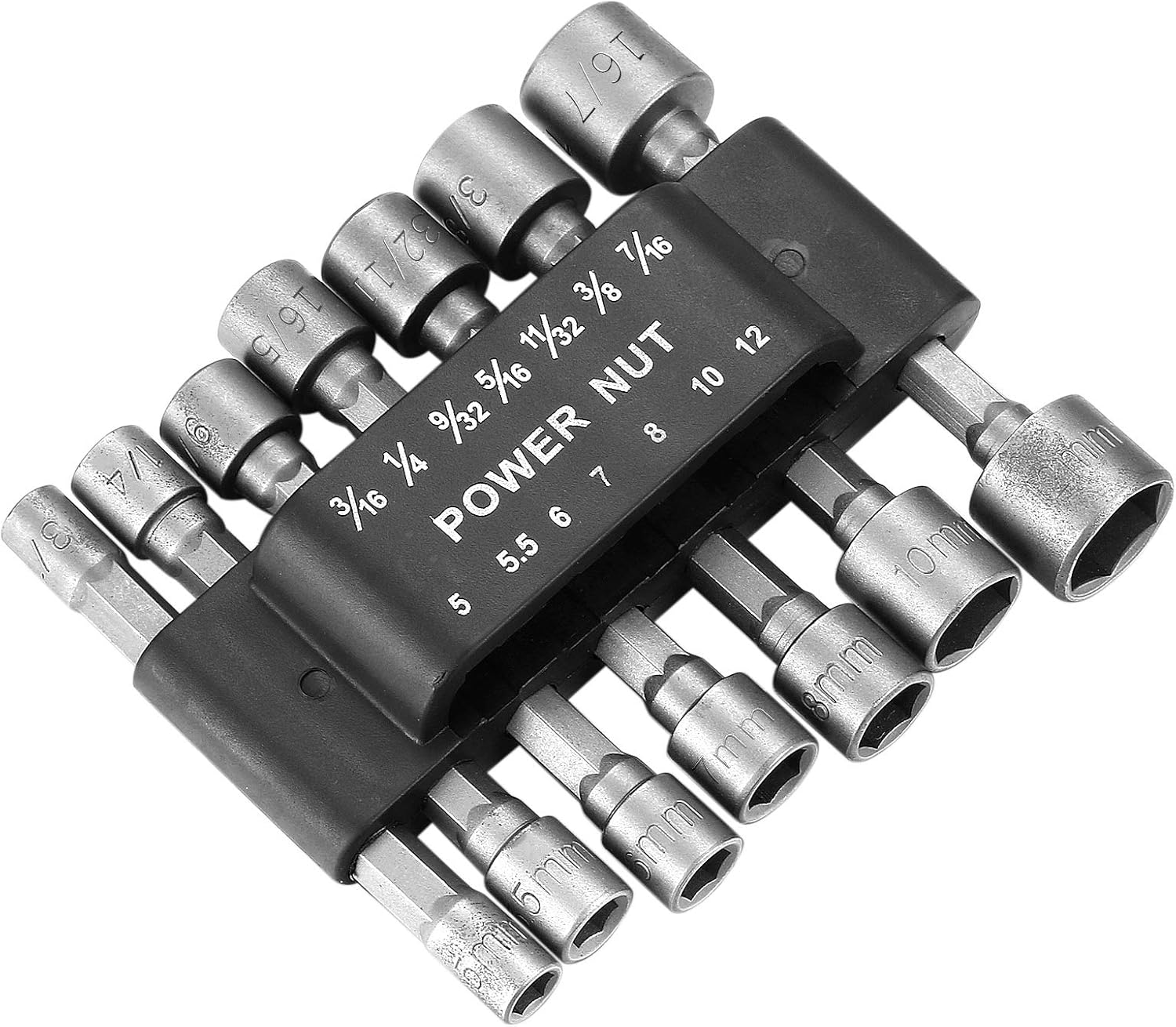 14 Pièces Adaptateur de Clé à Douille Hexagonale pour écrous, Insert de ...