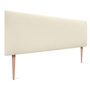 Copri Testata Letto Trapuntata – Fodera In Poliestere Lavabile, Imbottita, Adatta A Testiere Piatte Fino A 70x190 Cm, Grigio Chiaro