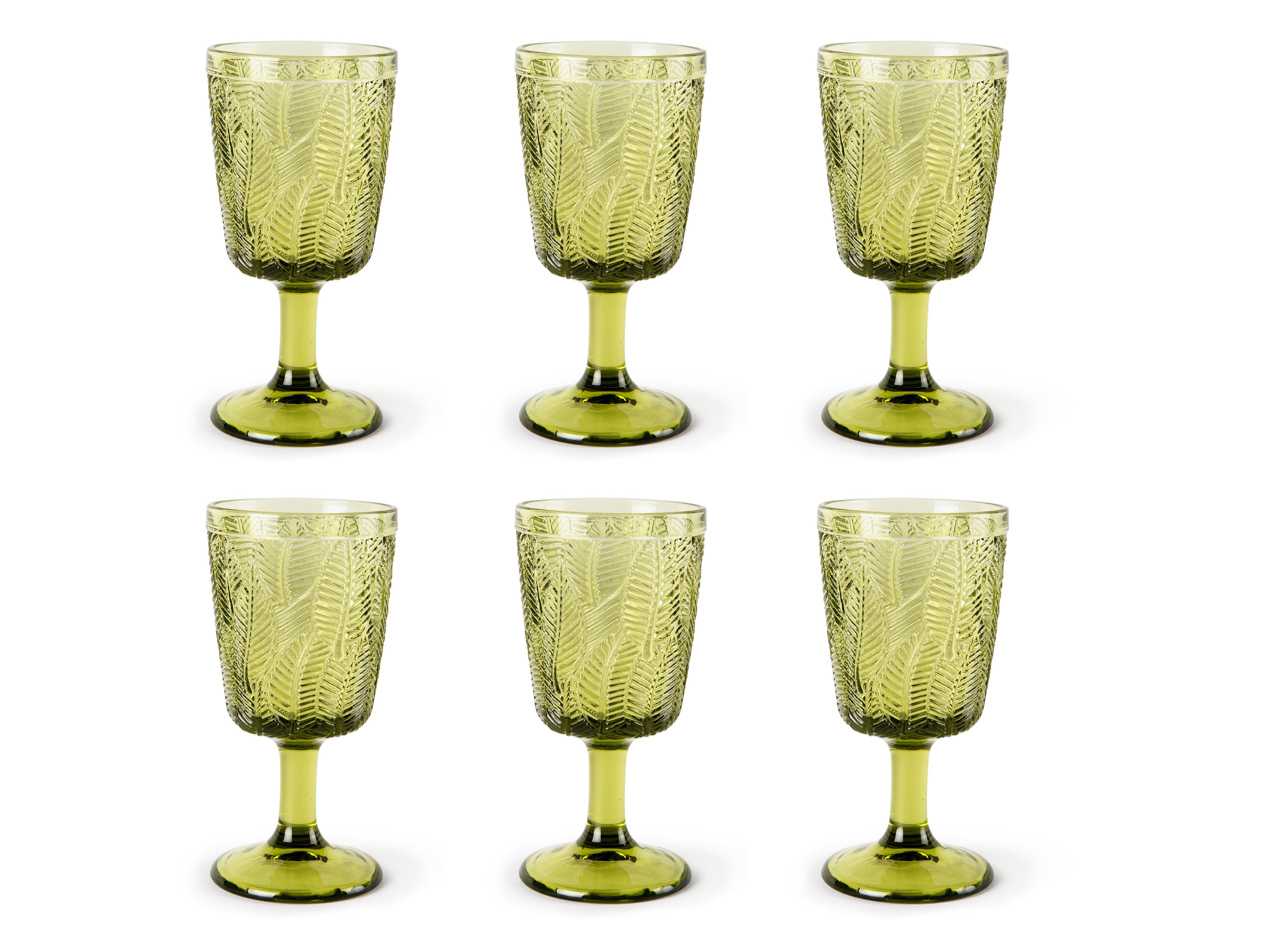 Set 6 Calici Da Vino Excelsa Color Wine, Vetro Grigio, Capacità 500 Ml, Altezza 23 Cm, Lavastoviglie