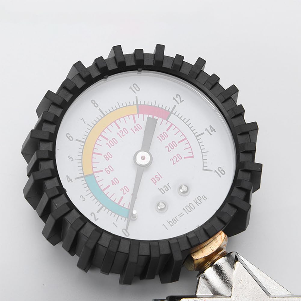 Manomètre numérique pour pneus, testeur de pression des pneus, gonfleur de pneus de voiture avec écran LCD, adapté aux voitures, motos et vélos - 5