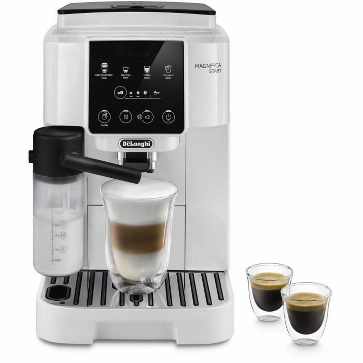 Delonghi - Magnifica Start Cafetera Superautomática. Incluye Molinillo, Pantalla Táctil Y Tecnología Lattecrema Hot. 15 Bares De Presión, Capacidad 1,8L, 1450W. - Imagen 3