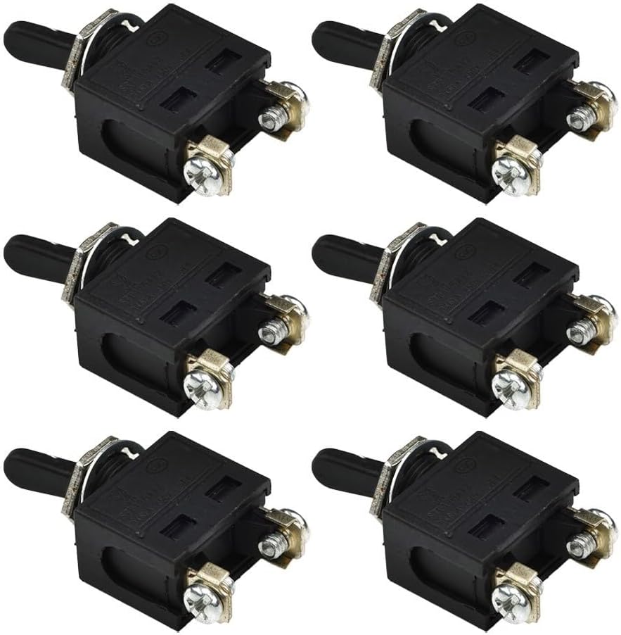 Zestaw 6 przełączników do szlifierek kątowych 9523NB, 9524NB, 9527NB, 651403-7, 651433-8 – Część zamienna do modelu 9528NB