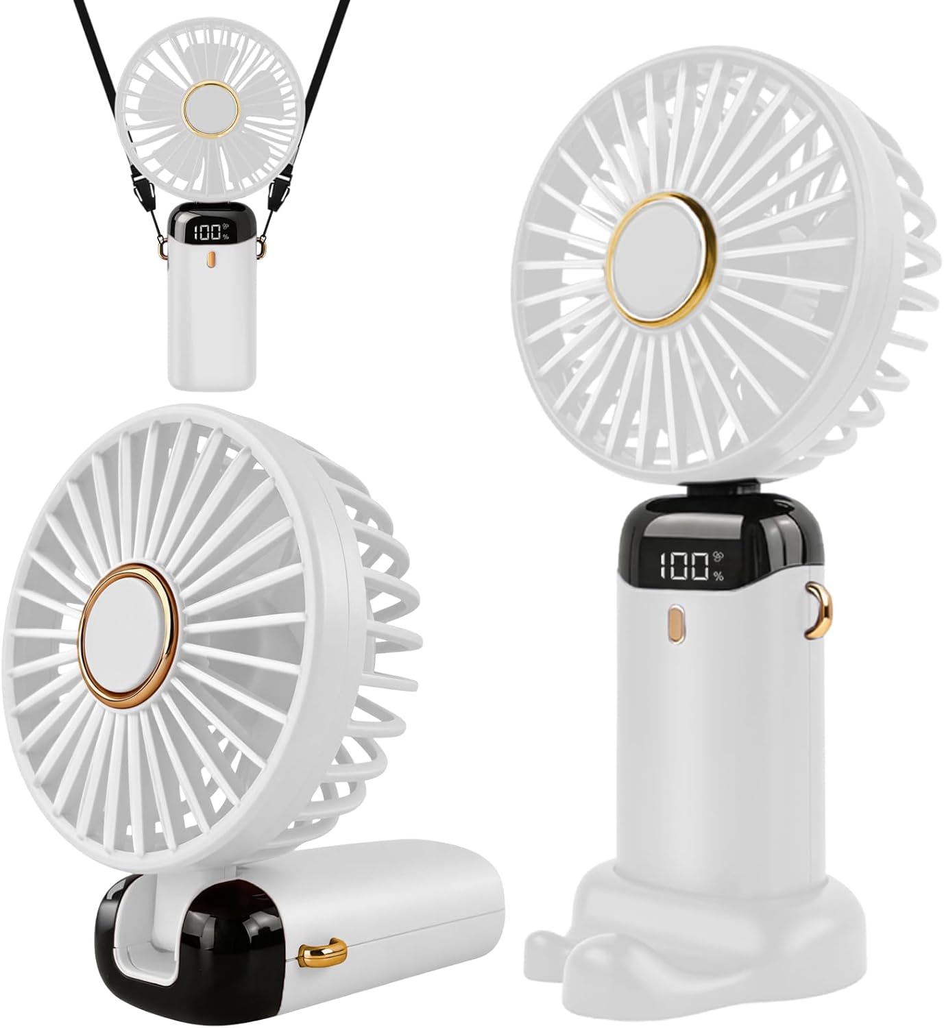 Ventilateur portable rechargeable par USB avec 5 vitesses,mini — free download
