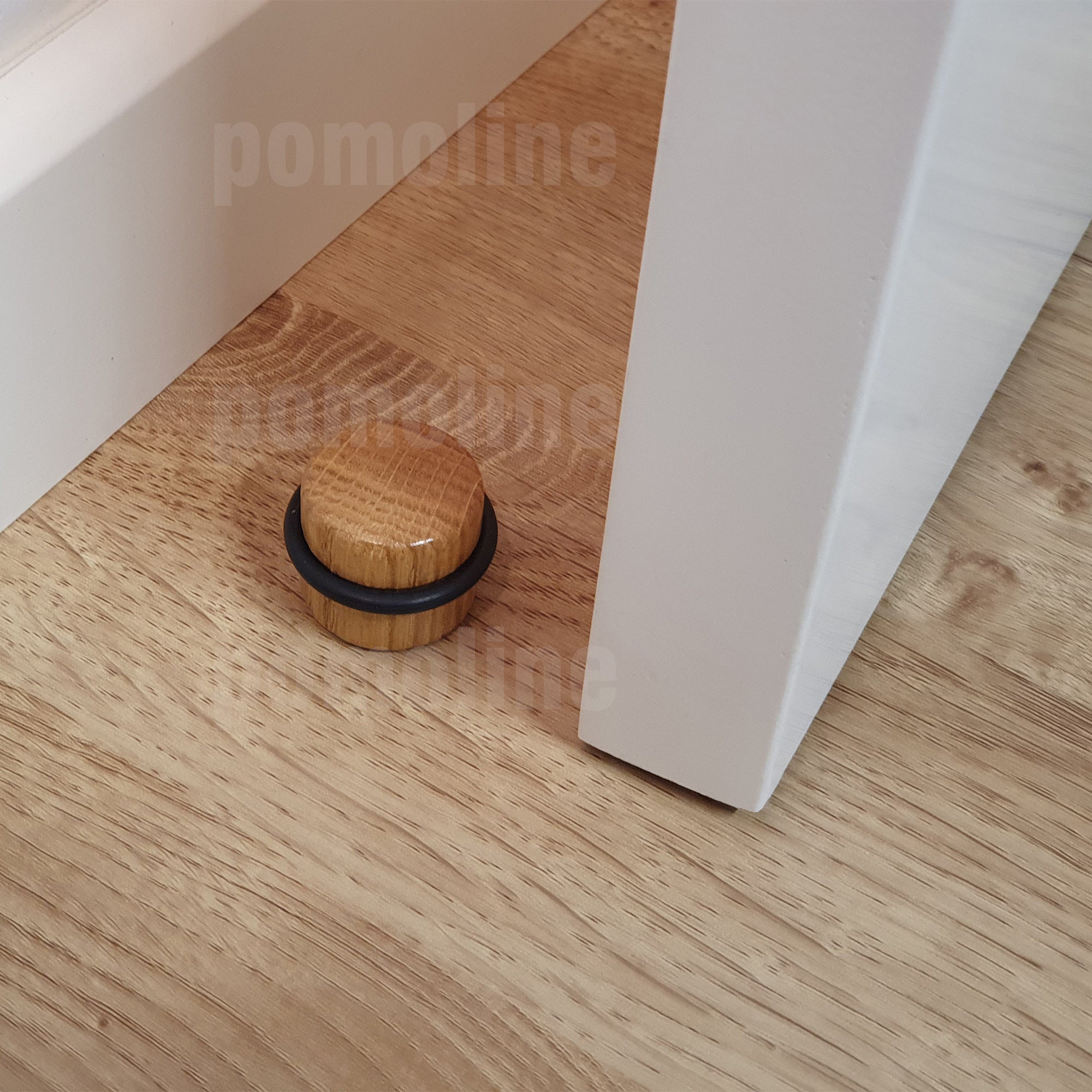 10 un. Butée de porte adhésive chêne naturel Ø37mm – Stopper discret, solide et élégant pour toutes portes - 2