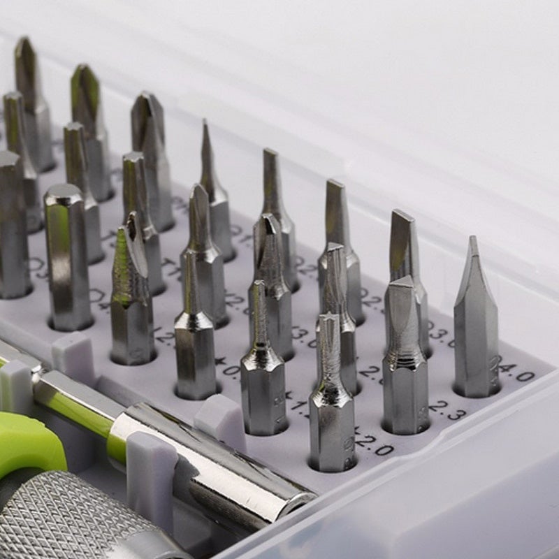 Jeu de tournevis 32 en 1, Mini tournevis magnétique de précision, Kit d'embouts, téléphone portable, IPad, caméra, outil d'entretien et de réparation - 3