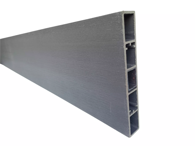 Soubassement composite 250x2525 mm pour poteaux à encoches Gris Quartz
