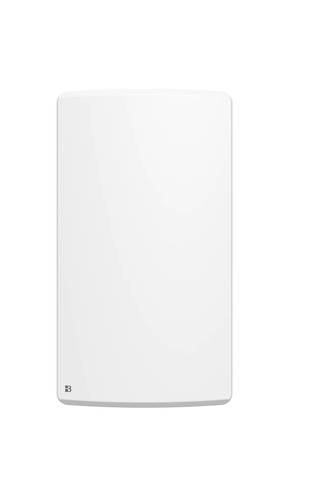 Radiateur électrique fixe à inertie sèche céramique 1500W Bestherm ARIA vertical blanc