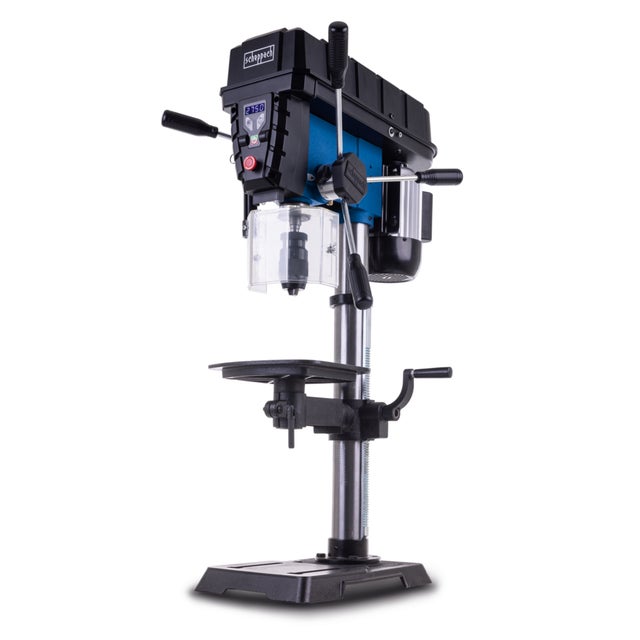 Scheppach Perceuse à colonne d'établi TBM300Vario - 750W - table 240x240 mm - profondeur perçage 80 mm - Ø colonne 65 mm - portée 152 mm