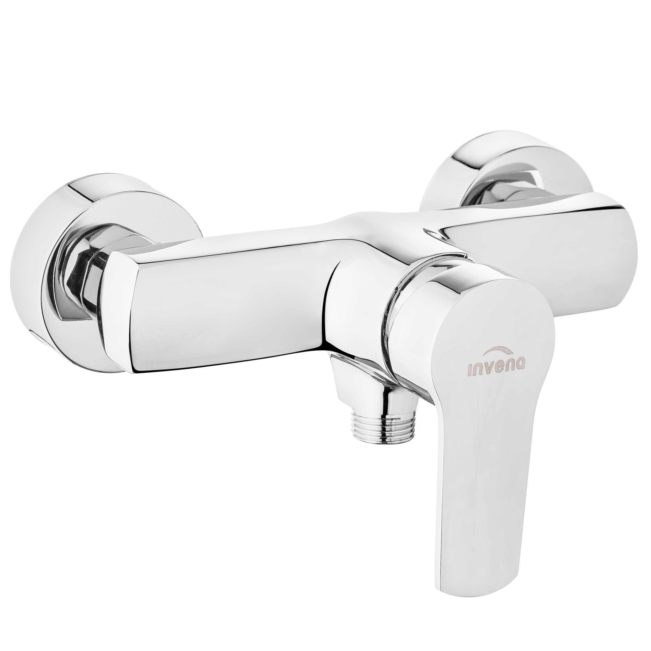 Bateria Prysznicowa Natryskowa Kran do Prysznica INVENA Verso Chrom