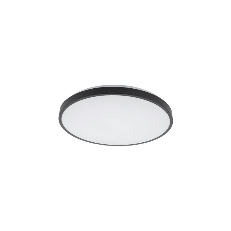 Plafon Agnes Led okrągły czarno-biały LED 22W 4000K 1800lm wym: 5 x 38,5 cm IP44 metal Nowodvorski Lighting