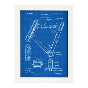 Nacnic Poster Con Cornice - Brevetto Antico, Formato A3, Sfondo Vintage, Stampato In Spagna Su Carta Di Qualità - 4
