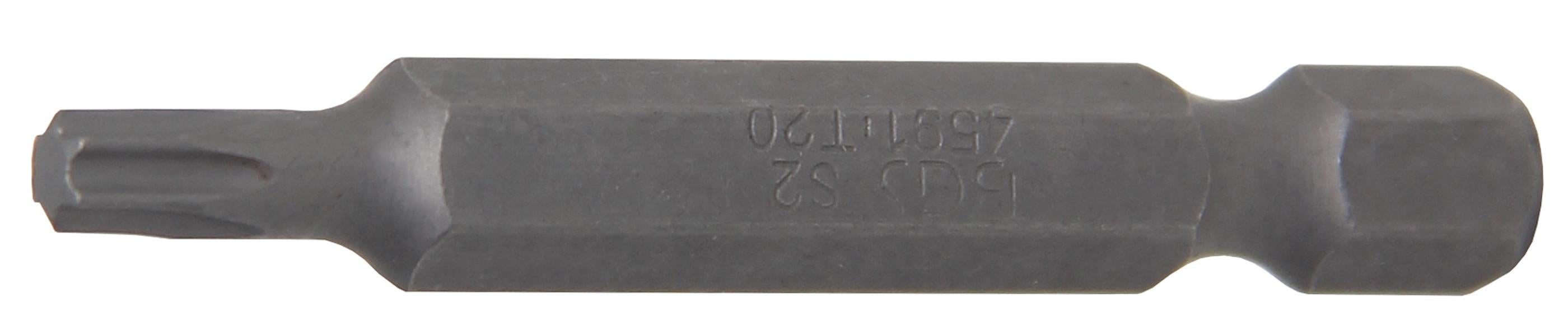BGS Bit Długość 50 mm Napęd Sześciokąt Zewnętrzny 6,3 mm (1/4") Profil T (dla Torx) T20 - 4591