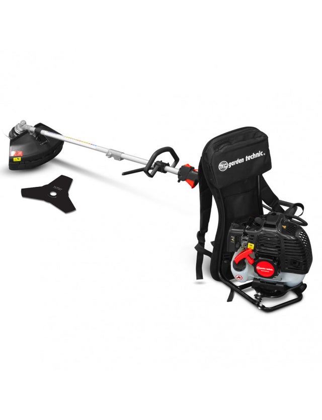 Débroussailleuse Thermique Dorsale - 52 cm³ - 1 Lame + 1 Tête Double Fil