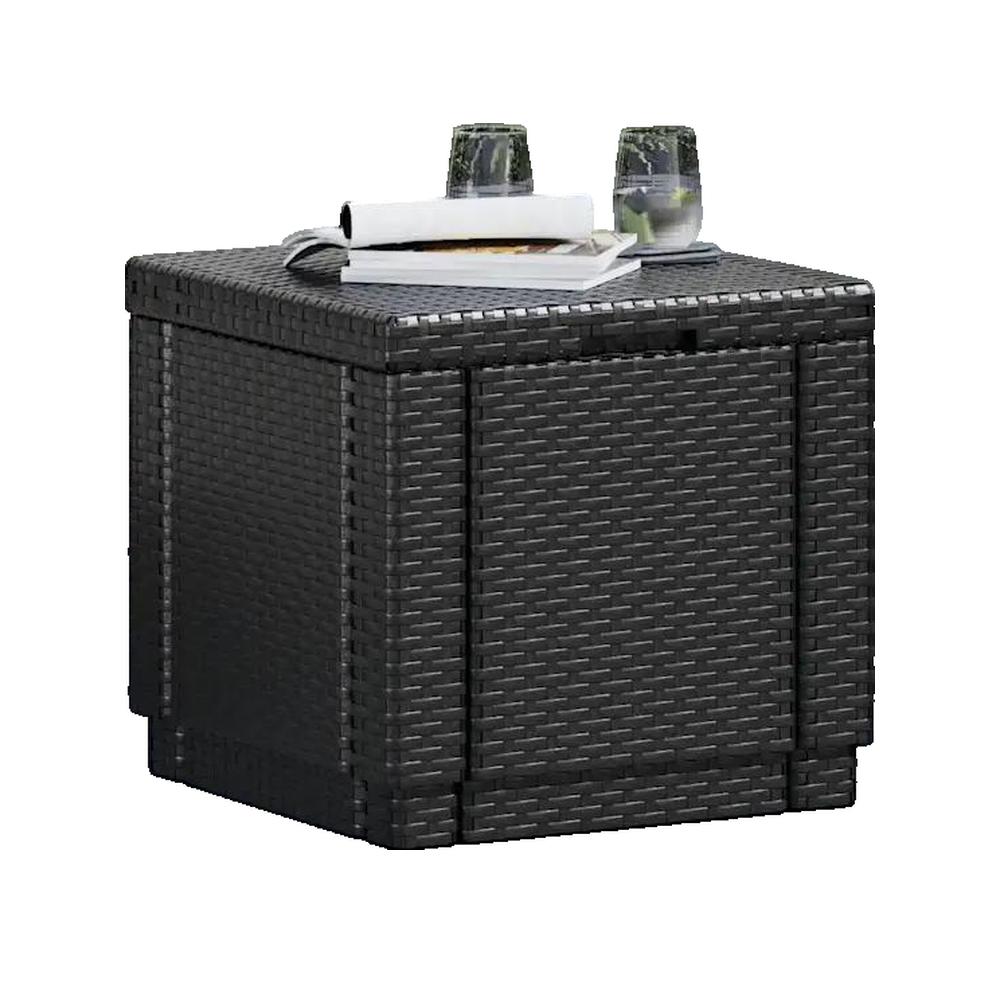 Table d'appoint Allibert by KETER Noir polypropylène (42 x 42 x 39 cm) - 2