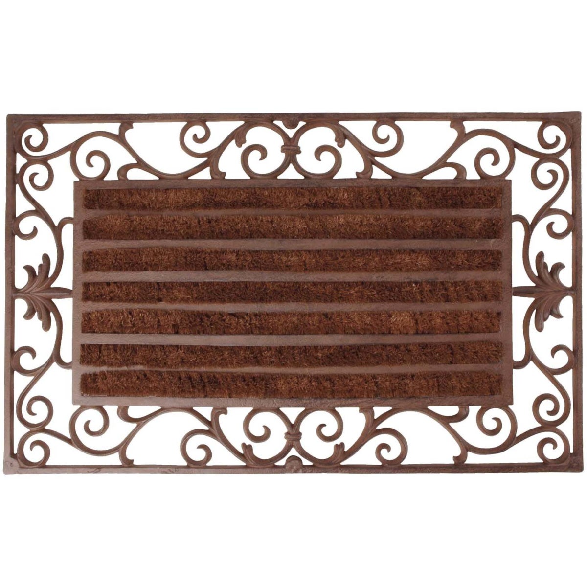 Smart Garden Zerbino In Fibra Di Cocco Naturale - 75x45 Cm - Retro Antiscivolo In PVC - Per Interni Ed Esterni - Fabbricato A Mano