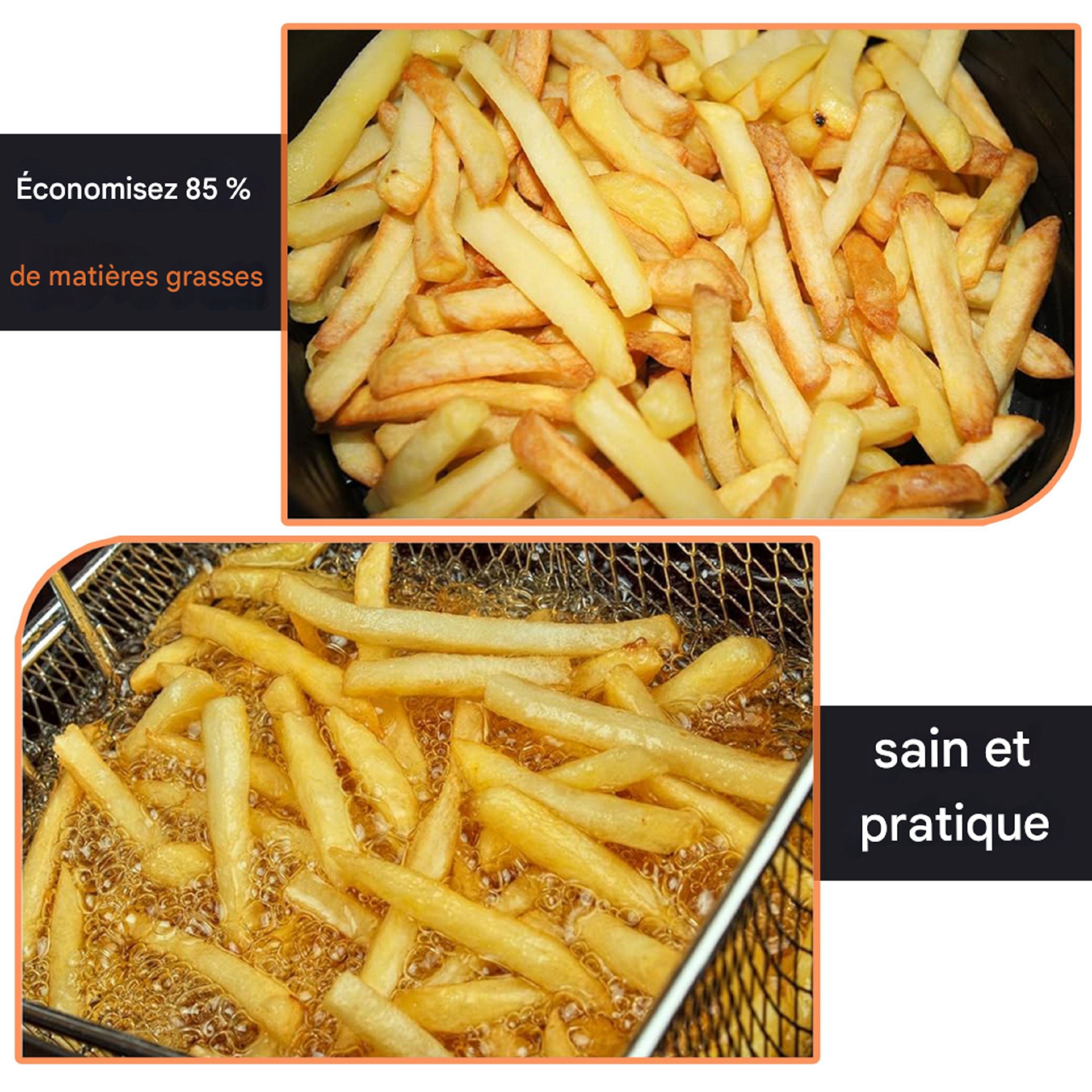 Friteuse à air chaud 12 L avec affichage LED, 80-200 °C, XXL - 4