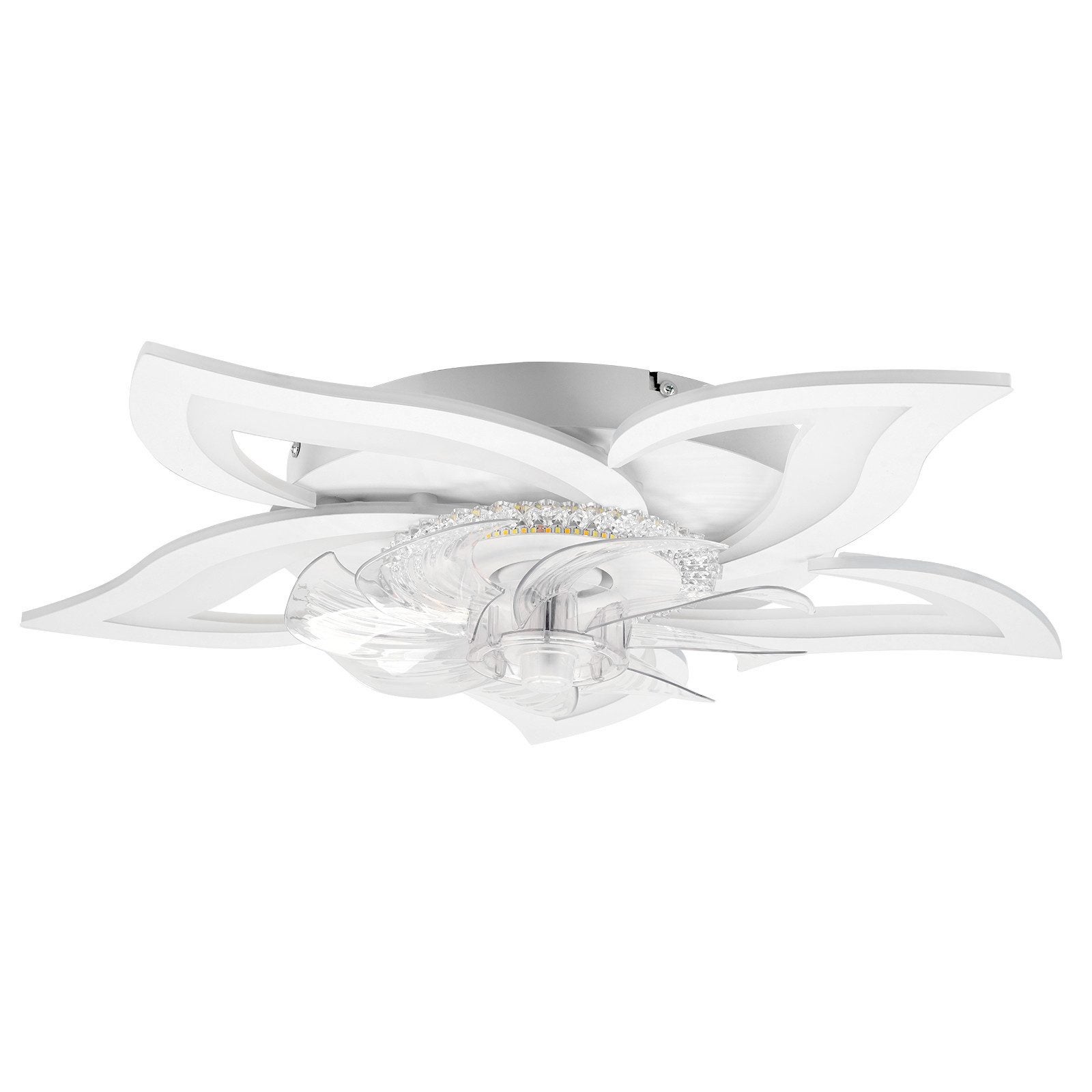 NETTLIFE Lampowentylator LED 48W Cichy, Nowoczesny Ściemnialny 3 Barwy Światła, 6 Prędkości, Pilot, Biały do Pokoju Dziecięcego i Młodzieżowego - 9