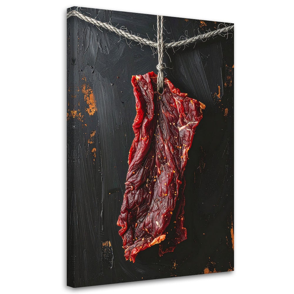 Obraz do kuchni restauracji baru jadalni, Suszone czerwone mięso 40x60