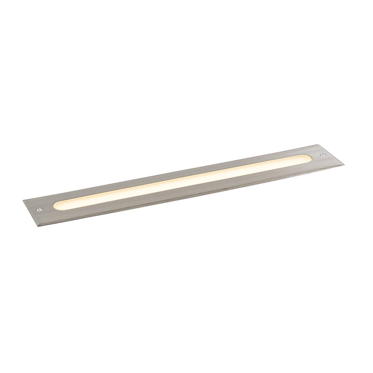 Qazqa nowoczesny reflektor gruntowy zewnętrzny do ogród - Eline - stal, led zintegrowana 20w zestawie, Integrated led, 50cm