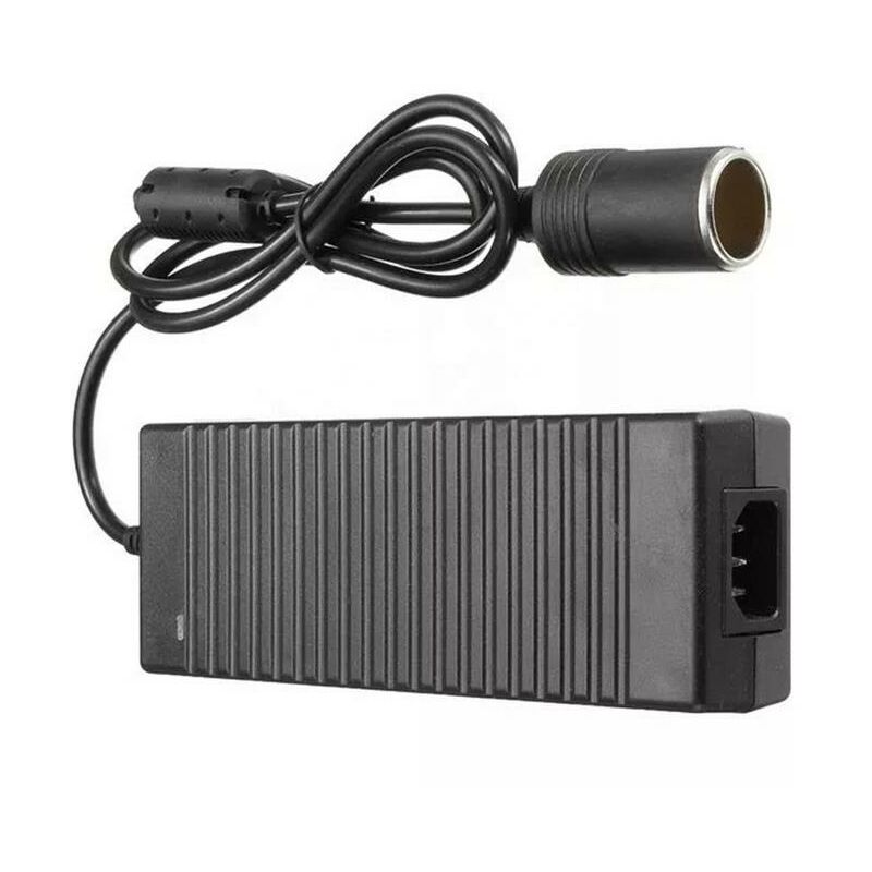 220V à 12V10A voiture allume-cigare prise maison convertisseur de puissance voiture aspirateur réfrigérateur adaptateur - 3