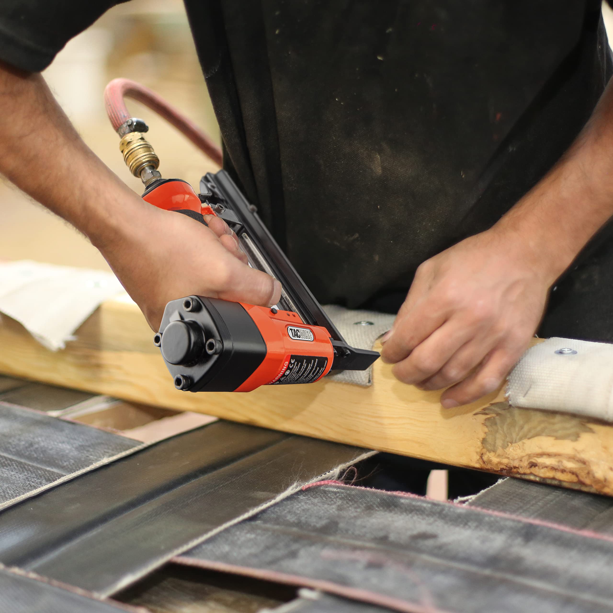 Pistola Graffatrice Pneumatica Tacwise | Per Tappezzeria | Punti Tipo 80 (4-16mm) | Naso Lungo Professionale - Foto 5