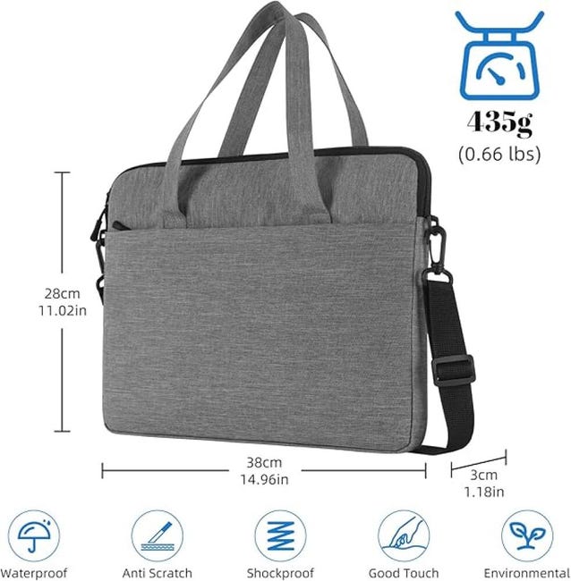 Aisens 15,6 Laptop Briefcase - Imbottita sottile - Tasca frontale con cerniera - Cinghia regolabile - Colore Nero Aisens 15,6 Laptop Briefcase - Imbottita sottile - Tasca frontale con cerniera - Cinghia regolabile - Colore Nero