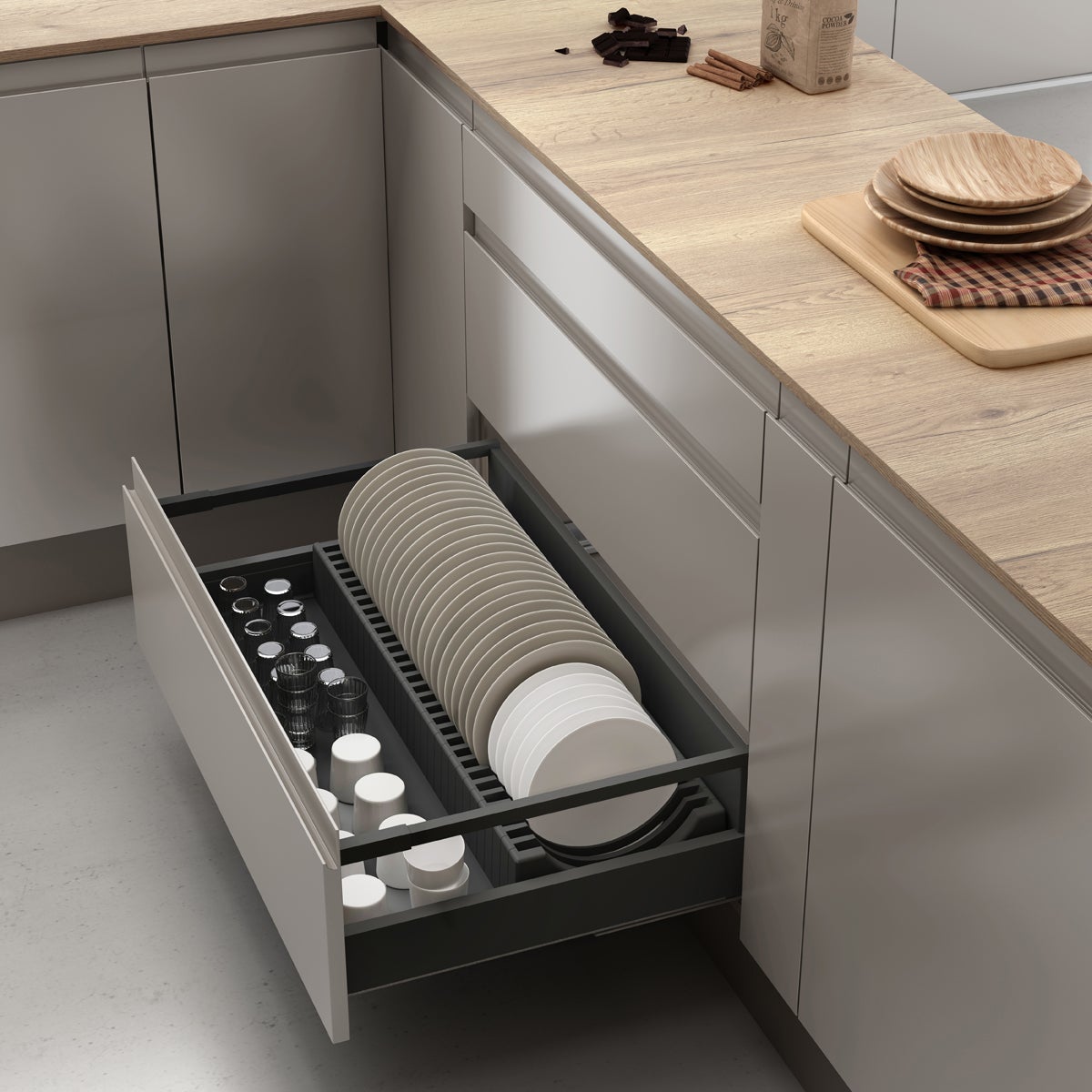Support pour assiettes anthracite | Leroy Merlin