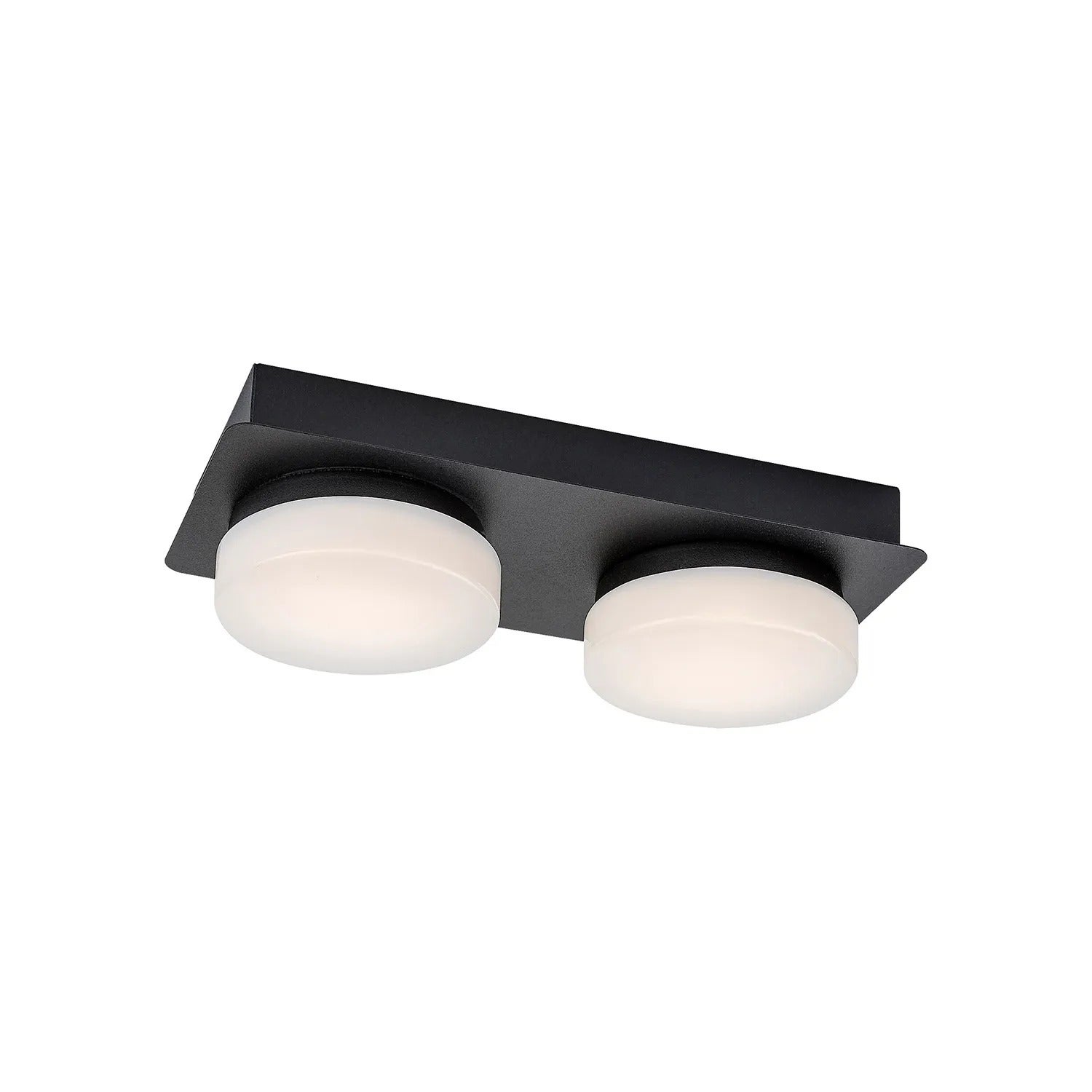 Lampa sufitowa LED Attichus 11W Neutralna biel 1200lm metal czarna matowa-biała wym:7x28x13cm IP44 Rabalux