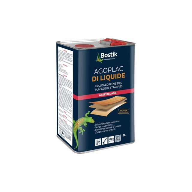 Colle néoprène BOSTIK Agoplac DI Liquide - 5L