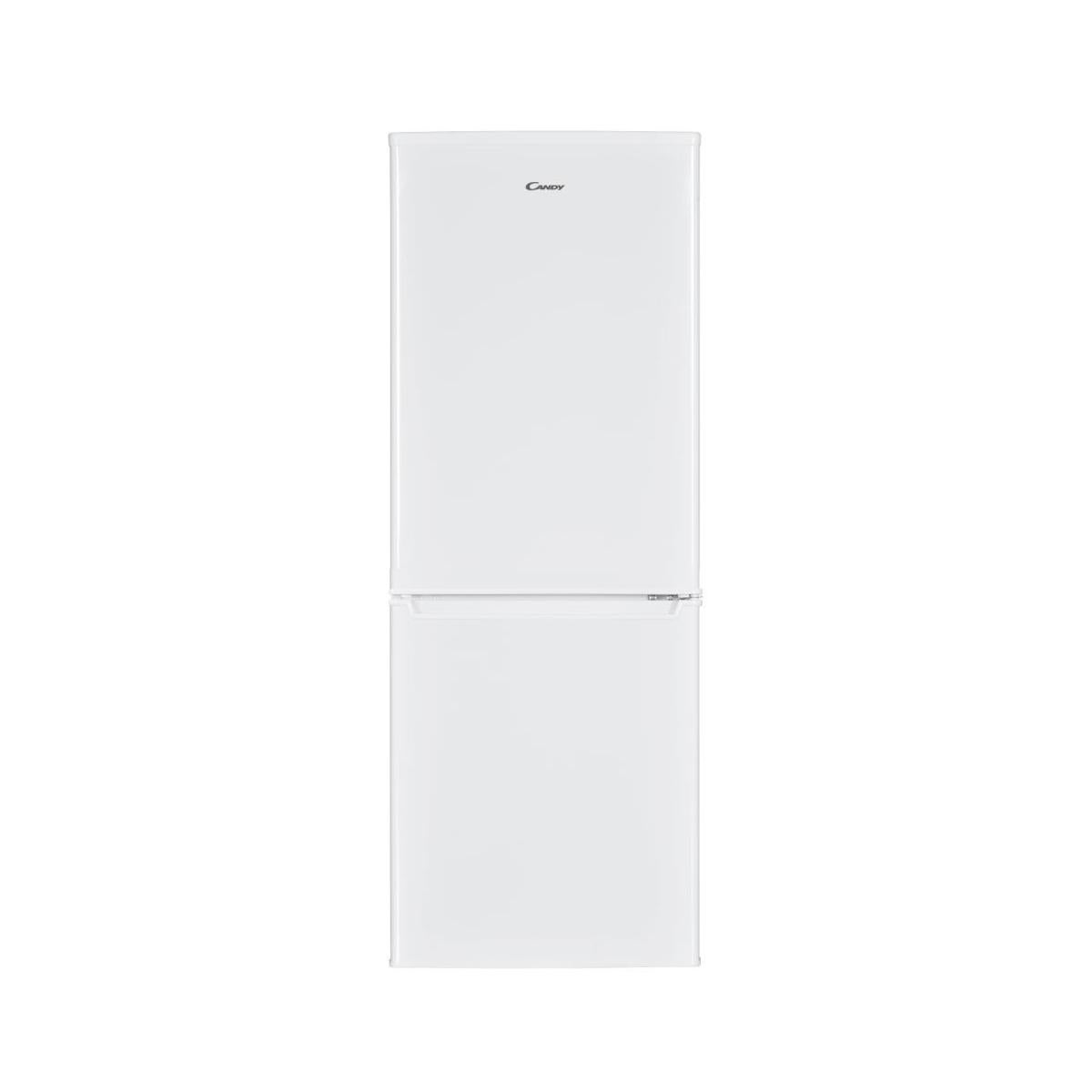 Réfrigérateur-congélateur Bomann DTR 353 - 208 L, Blanc, Design Rétro, Poignées Chromées, Roulettes, Classe énergétique E