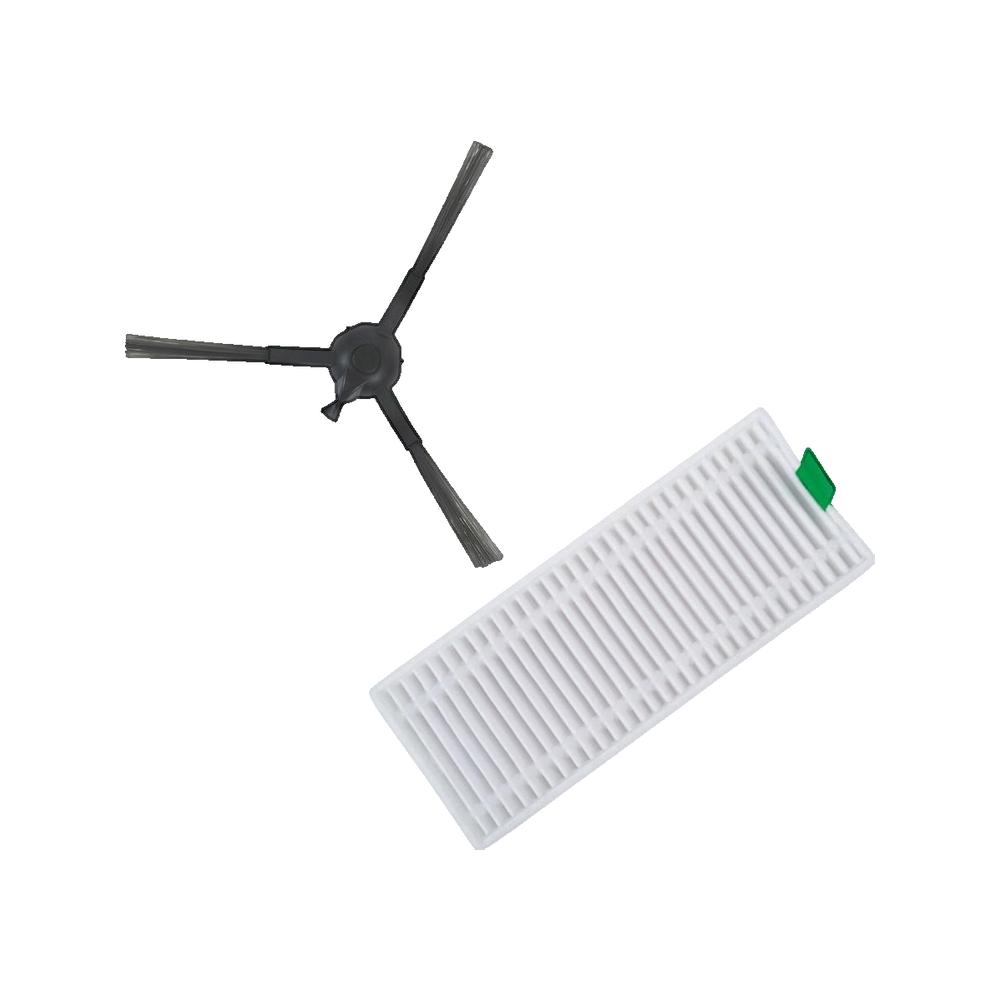 Kit Rowenta ZR185002 cu filtru de inalta performanta si perii laterale, compatibil cu aspiratorul robot Rowenta X-Plorer S75 si S75+