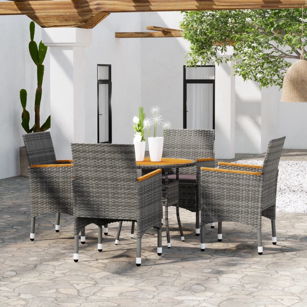 Tavolo Sedie Polyrattan Set Tavolo Rotondo Tavolo Sedie Resina