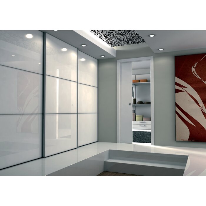 Châssis de porte coulissante pour cloison - Eclisse - Simple vantail - l. 730 mm - L. 2040 mm - 3