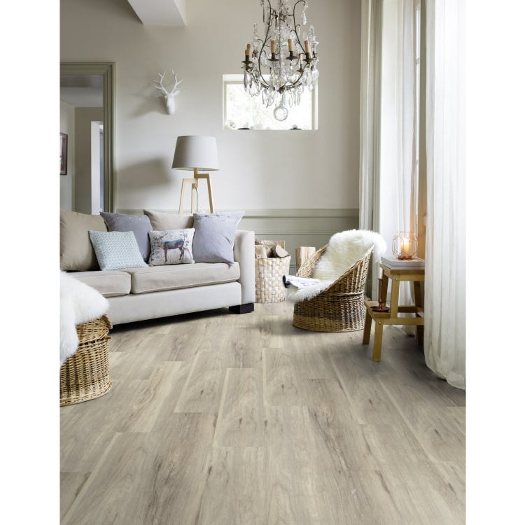 Lame de sol PVC clipsable effet bois blossom GERFLOR Rigid Lock + 55 ...