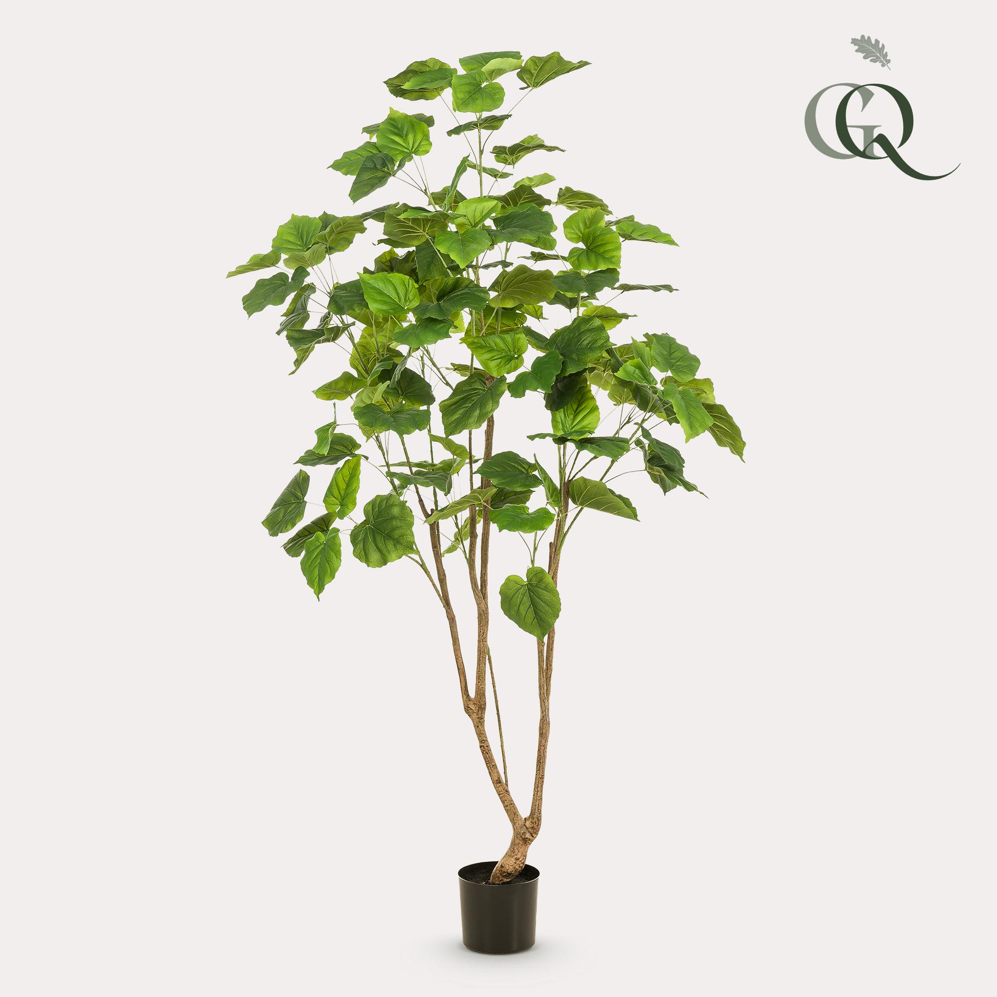 Albero Artificiale Ficus Foglia Di Violino 1,5 M – Pianta Finta In Vaso, Per Interni Ed Esterni, Decorazione Casa E Ufficio