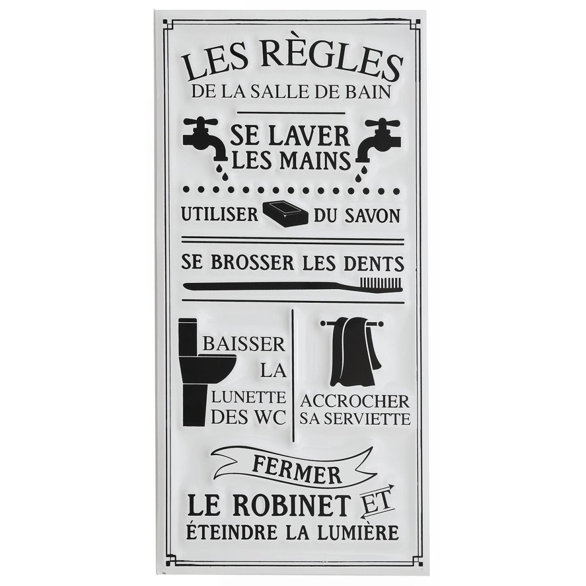 Plaque Publicitaire Vintage En Étain Murale -Paysage De Forêt De Montagne,Enseigne Décorative En