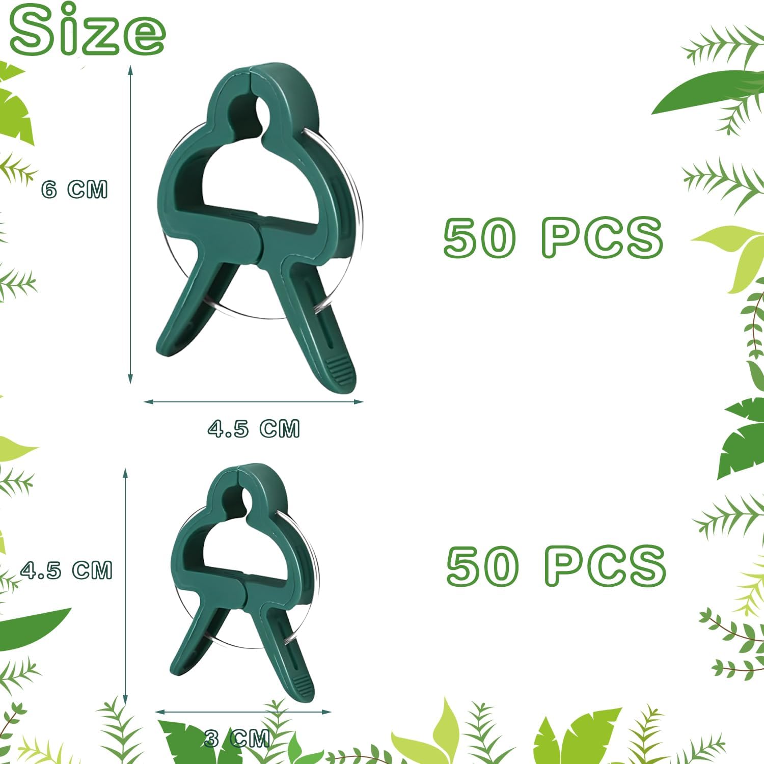 Velto 100 Clip Per Pomodori E Cetrioli – Diametro 23 Mm – Riutilizzabili E Professionali – Supporto Per Orto E Giardino - 5