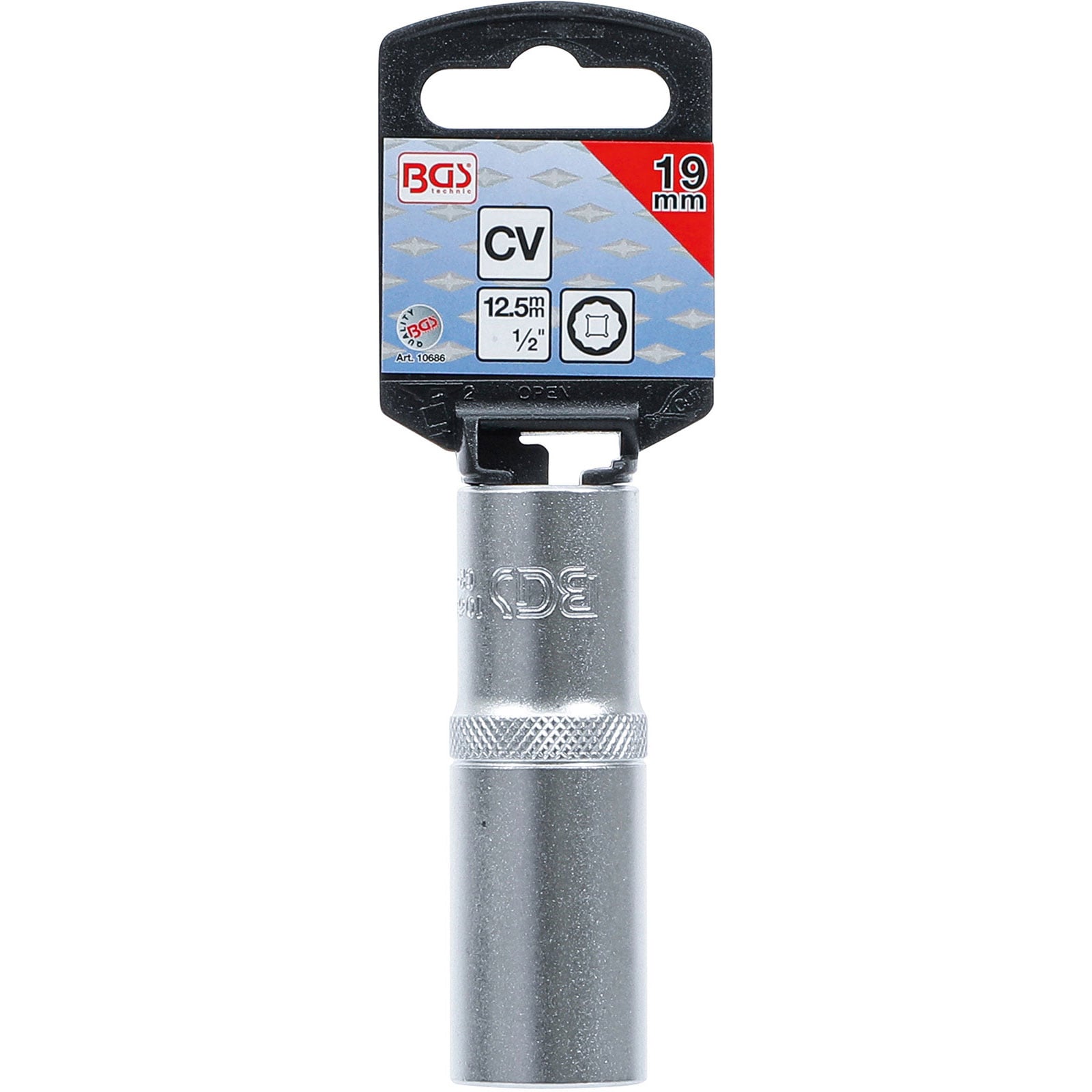 Douille pour clé, douze pans, longue | 12,5 mm (1/2